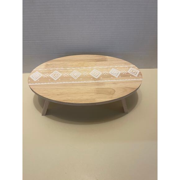 Target Dollar Spot 2022 Wooden Folding Tray and Paper Towel Caddy - Picture 3 of 13